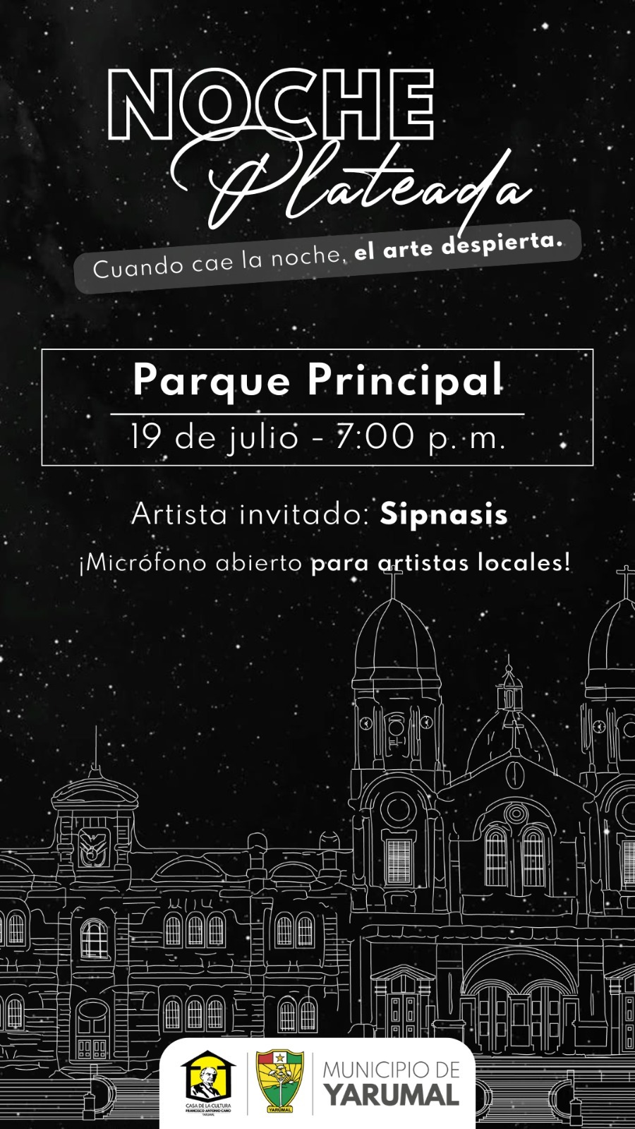 Noche Plateada: "Cuando cae la noche, el arte despierta"