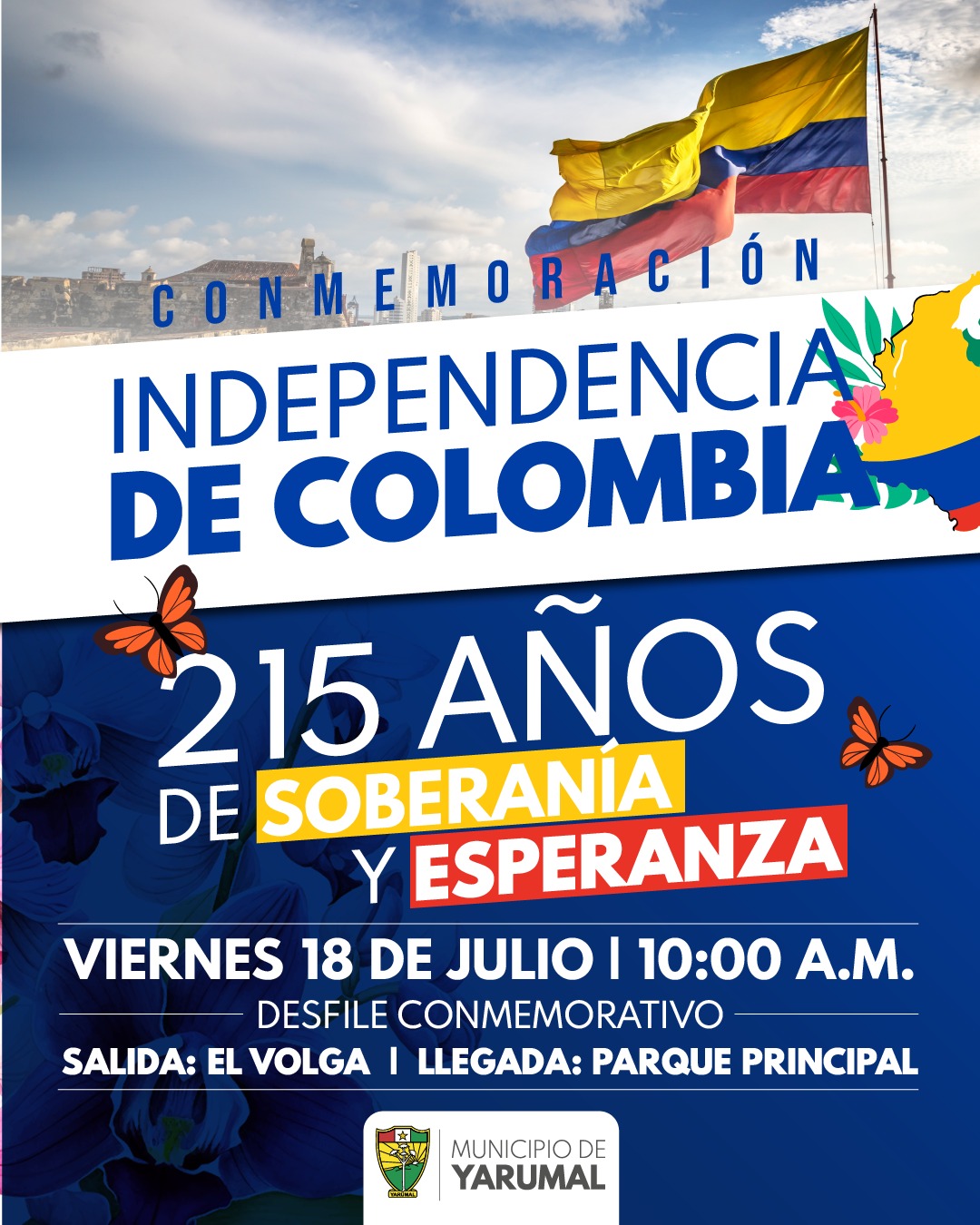 ¡Colombia: 215 años de Soberanía y Esperanza ✨!