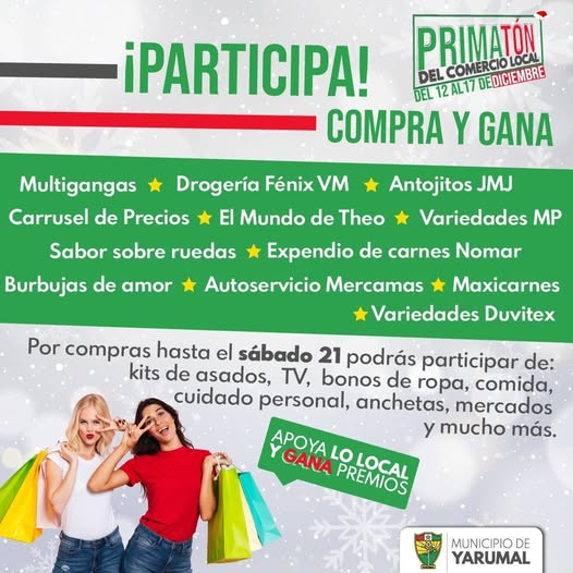 Imagen destacada de Conoce los Establecimientos Participantes en la Primatón del Comercio Local 🎁⭐🛒🛍️