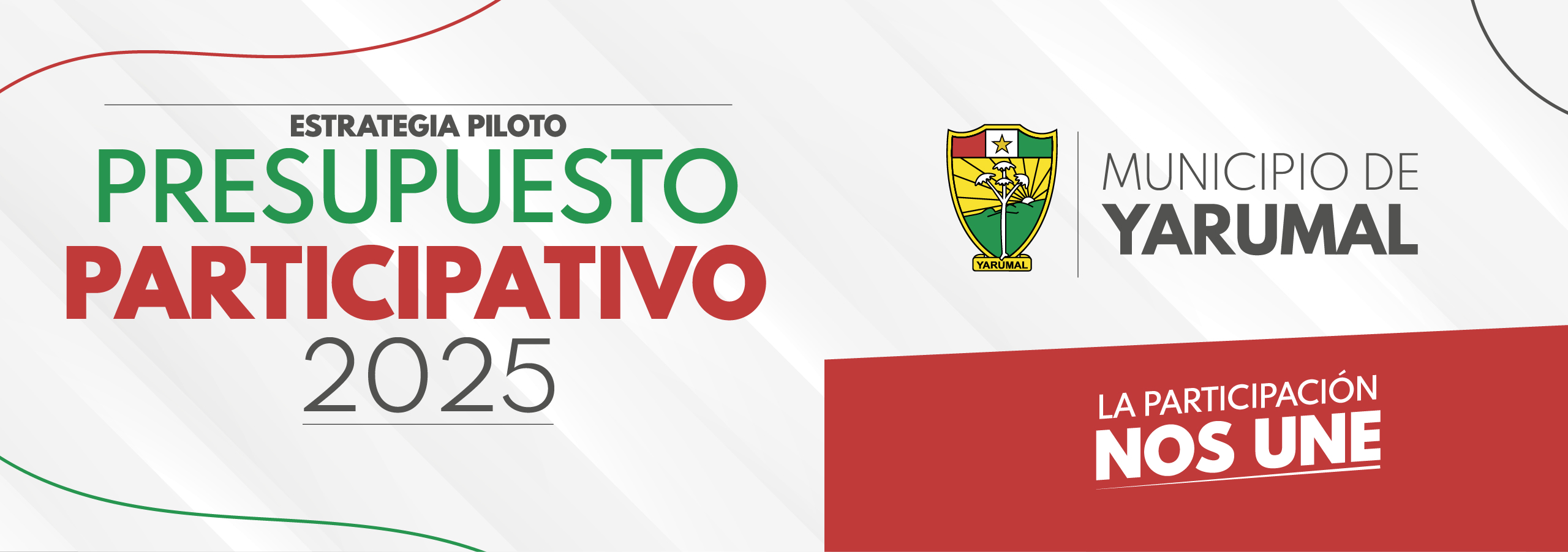 Imagen destacada de Convocatoria Oficial: Presupuesto Participativo 2025 – Yarumal Nos Une