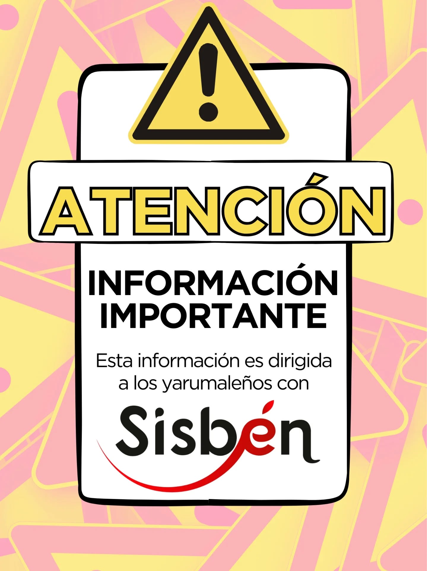 Imagen destacada de 📢 Aviso Importante – SISBÉN