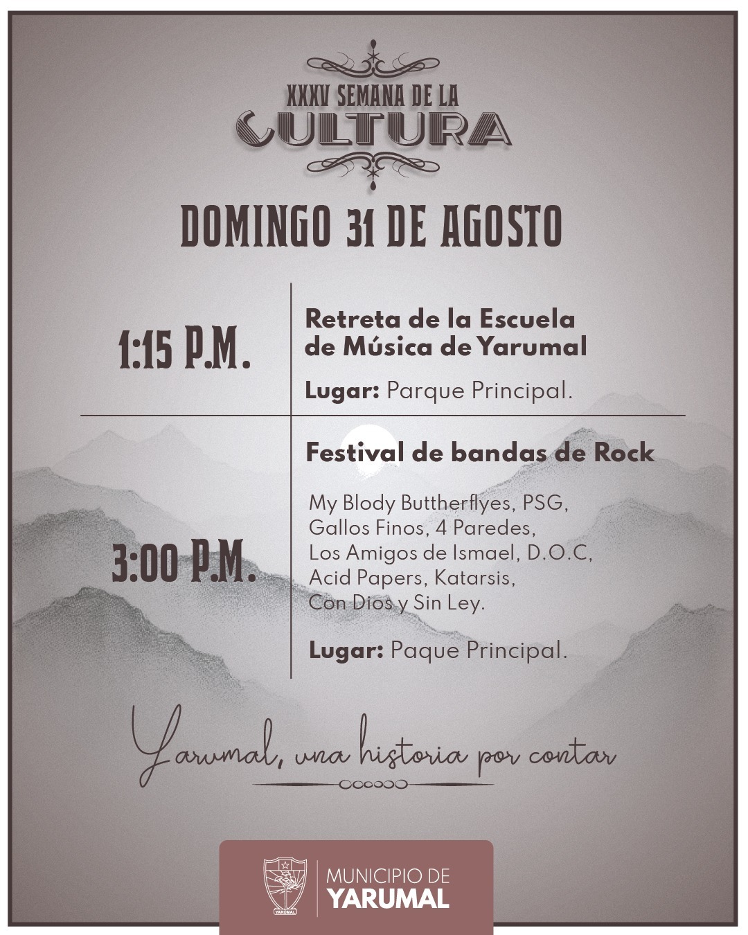 XXXV Semana de la Cultura: Domingo