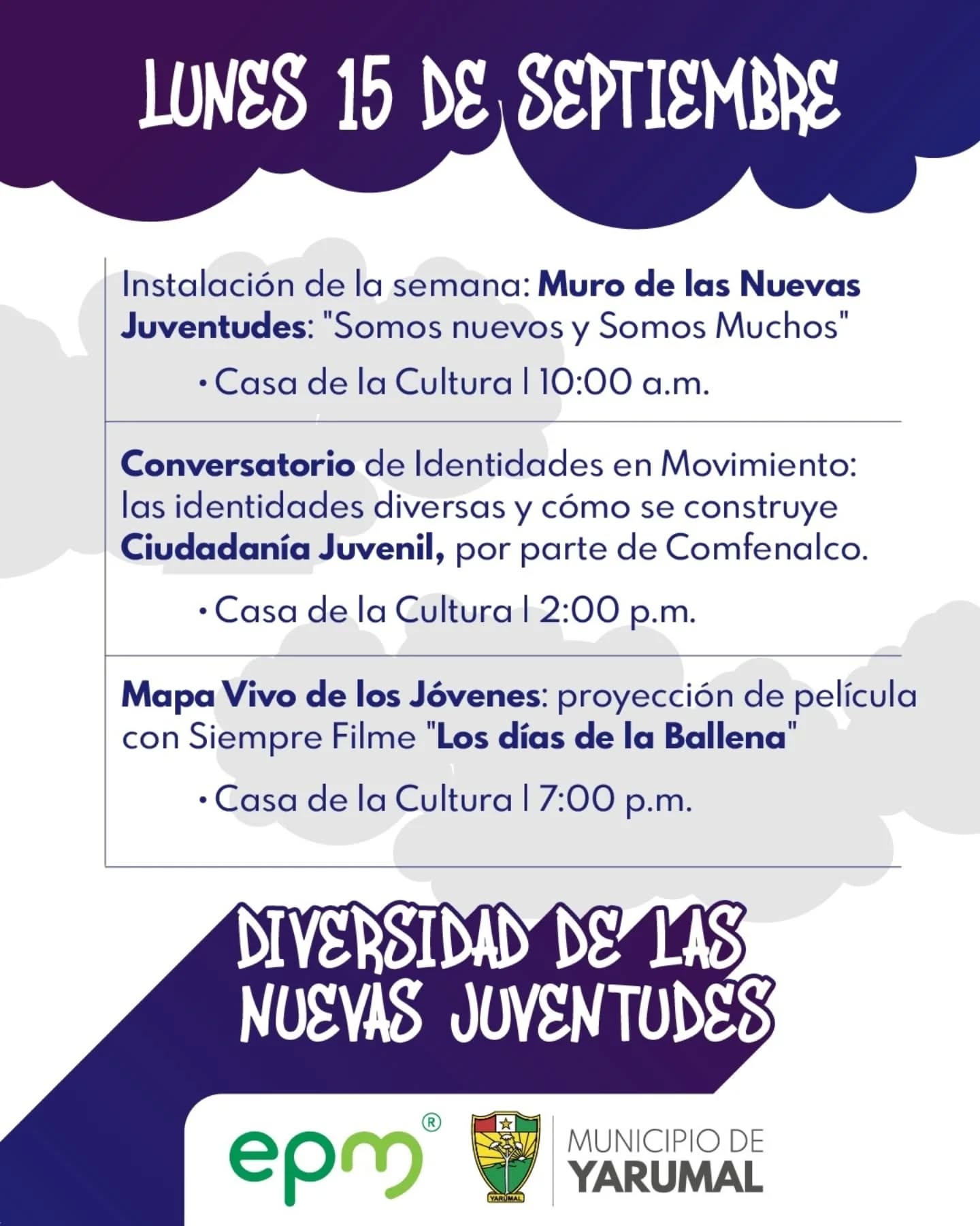 Semana de la juventud 2025 - Lunes