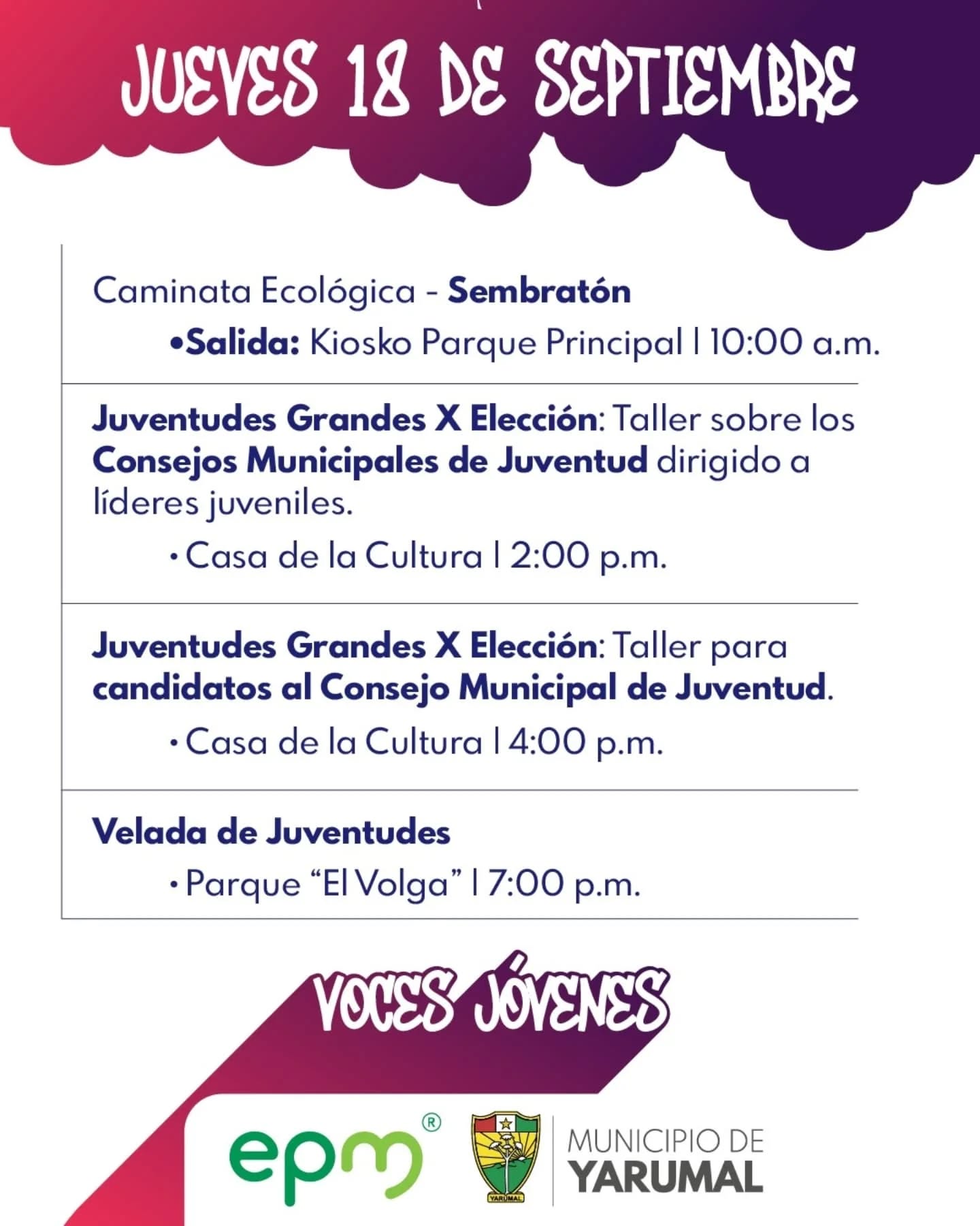 Semana de la juventud 2025 - jueves