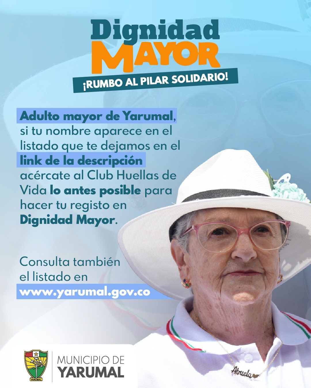 Imagen destacada de 👵👴 Dignidad Mayor: Yarumal invita a sus adultos mayores a consultar si son beneficiarios del programa nacional