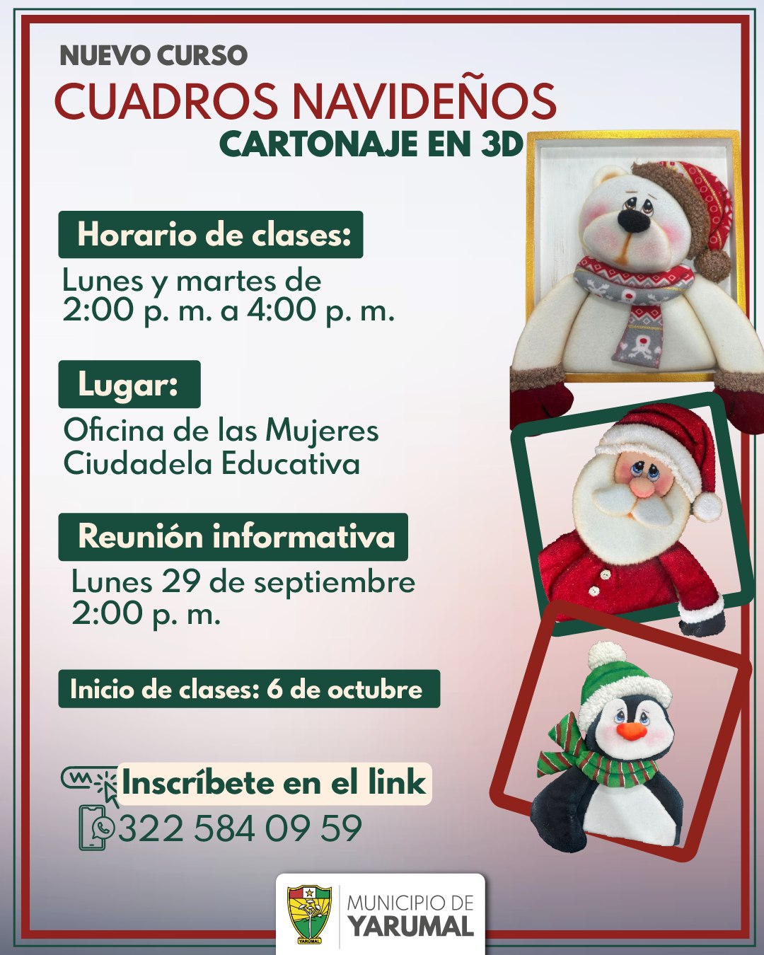 Curso Cuadros Navideños