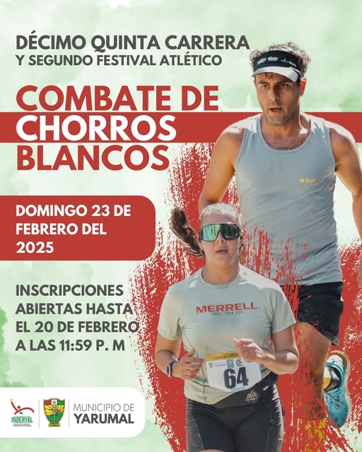 Décimo Quinta Carrera y Segundo Festival Atlético del COMBATE DE CHORROS BLANCOS.