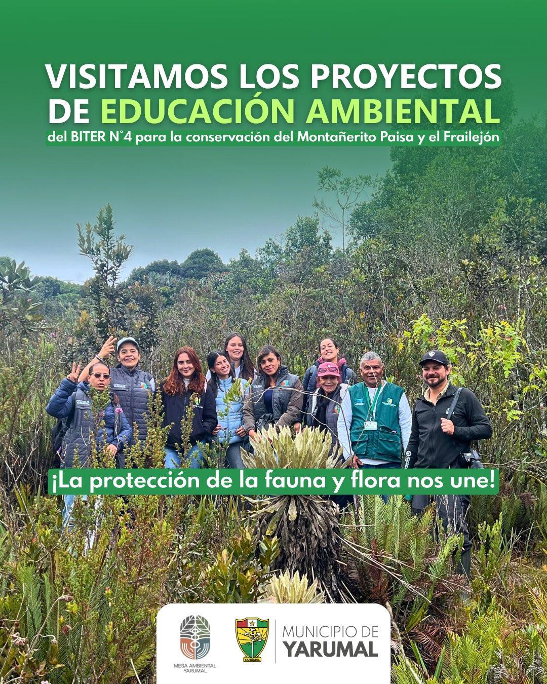 Imagen destacada de 🌿 Educación ambiental en acción: Yarumal visita el BITER N°4 para proteger el Montañerito Paisa y el Frailejón