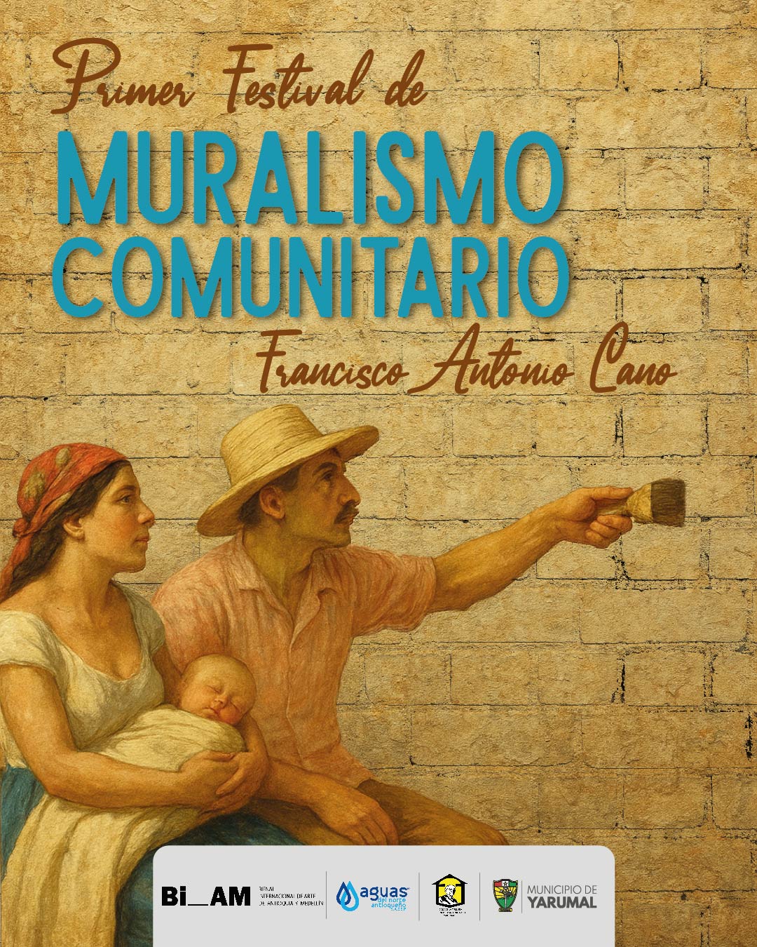 Imagen destacada de 🎨 Murales con alma: Yarumal celebra el legado de Francisco Antonio Cano con su 1.er Festival de Muralismo Comunitario
