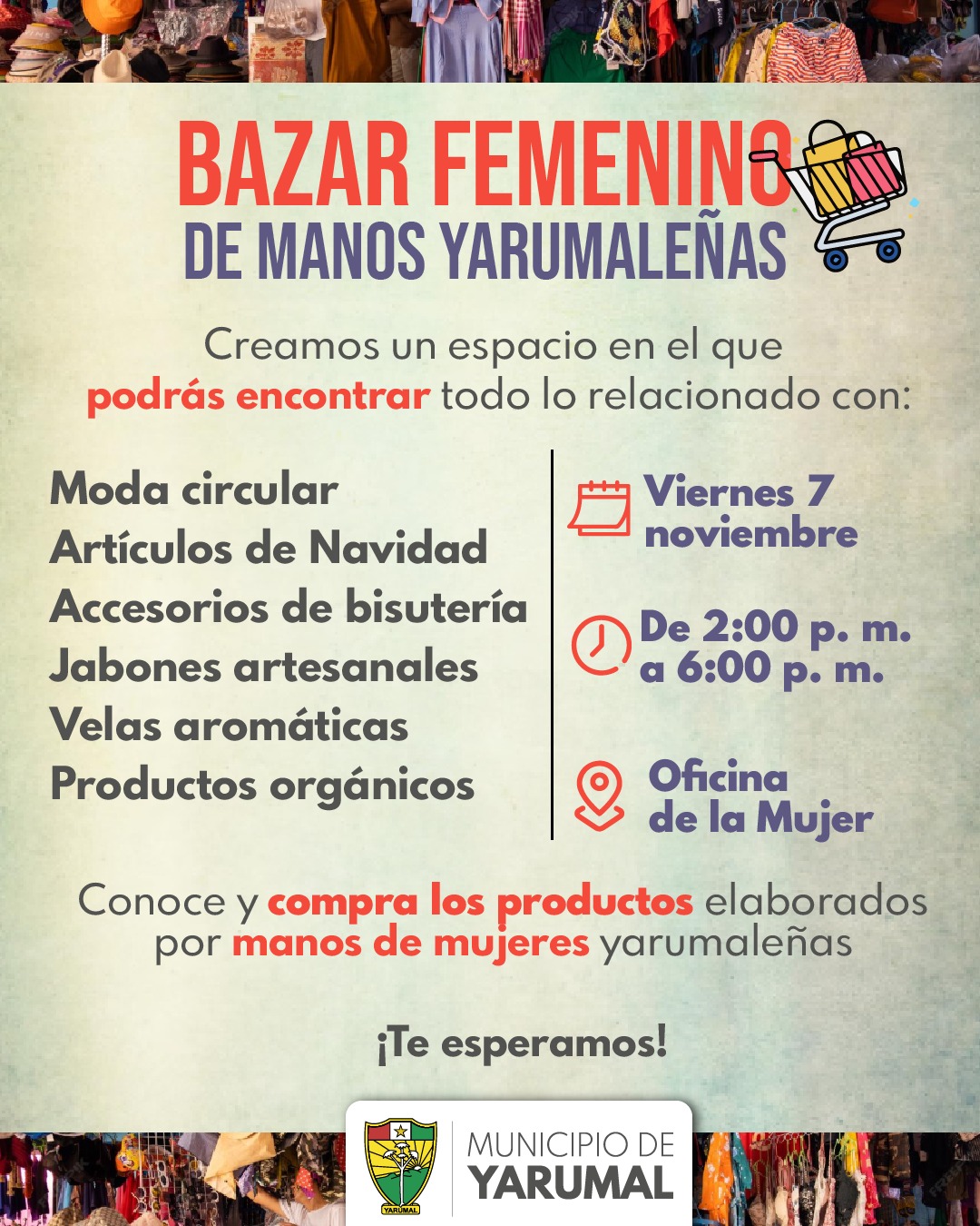 ¡Llega el Bazar Femenino!  🛍️ 