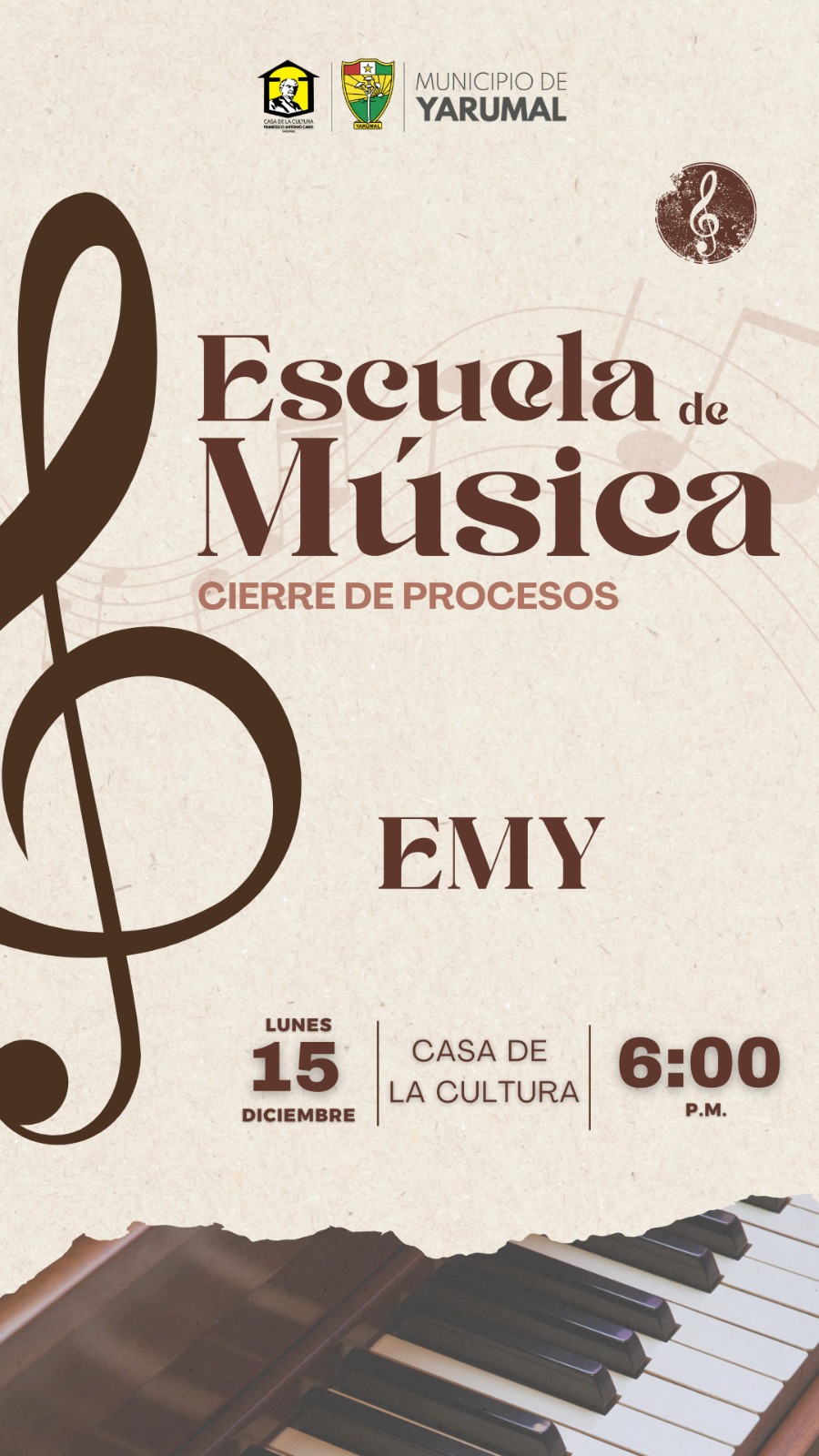 Cierre de Procesos 2025 Escuela de música