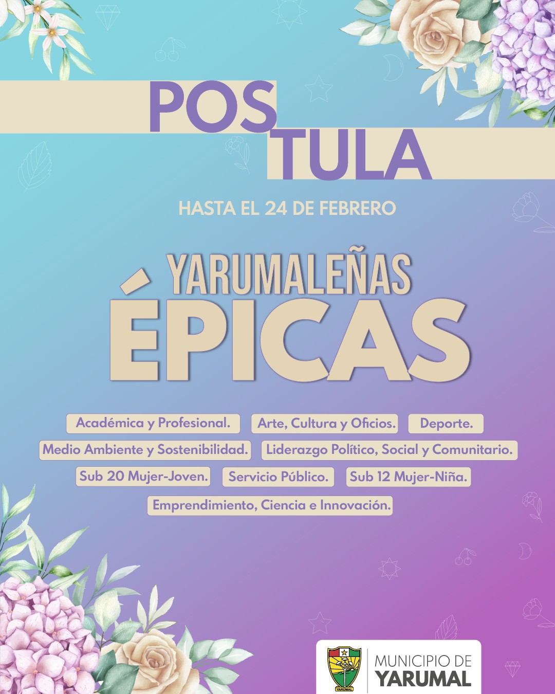 Convocatoria para Yarumaleñas Épicas 2025 🧠💪🫀