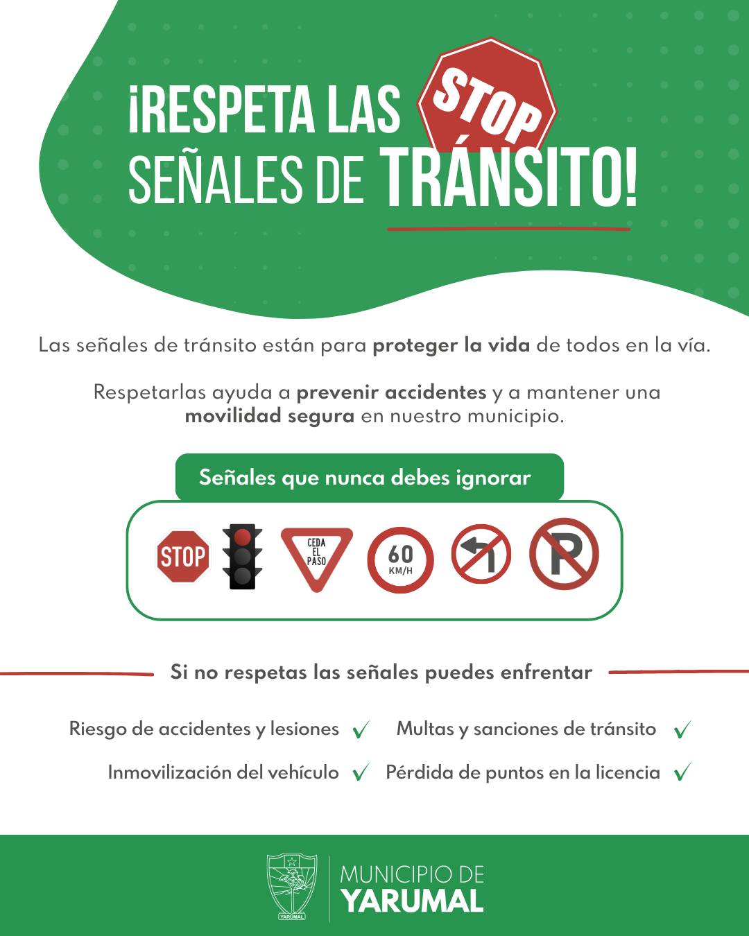 Imagen destacada de ¡Respeta las Señales de Tránsito y Protege la Vida en Vías Seguras! 🚦✨