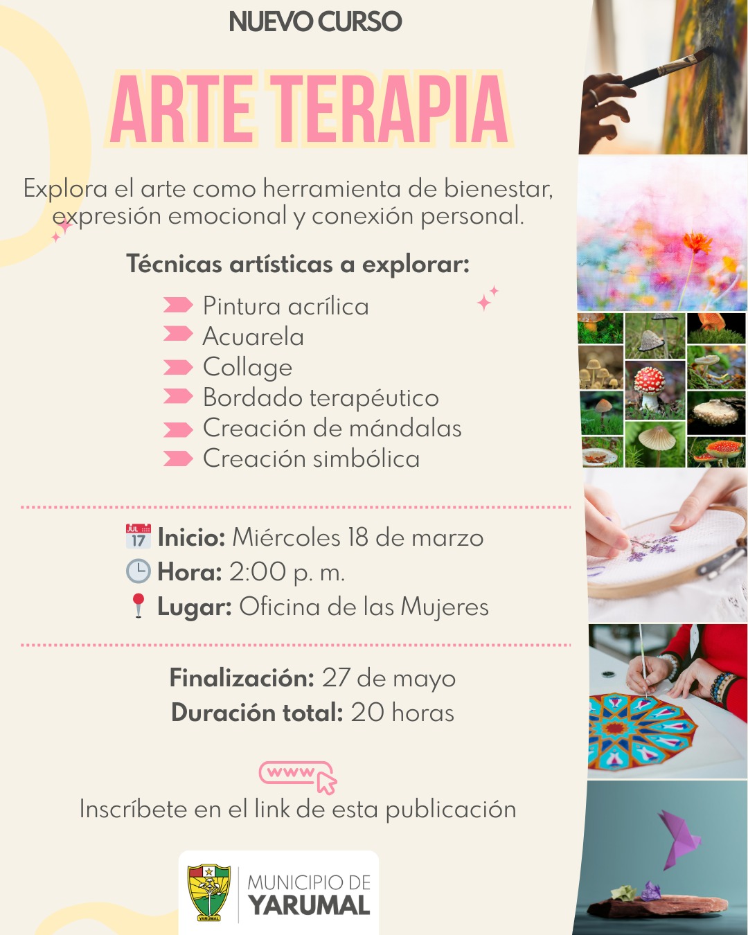 Imagen del evento 🎨✨ Curso de Arte Terapia 