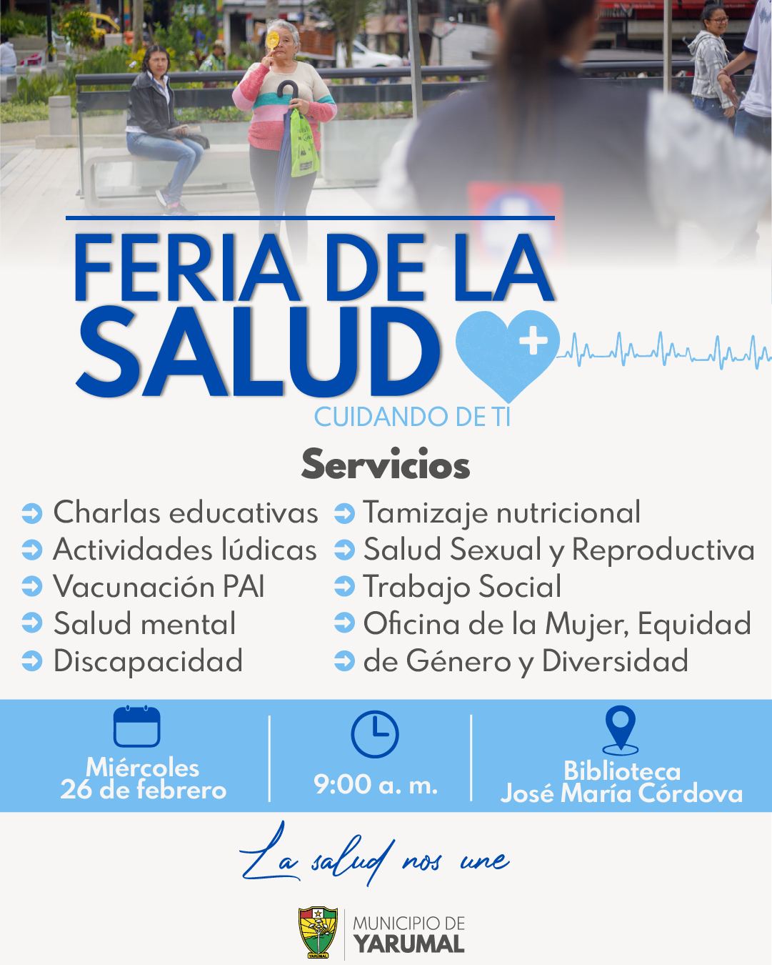 Feria de la Salud, José María Córdova