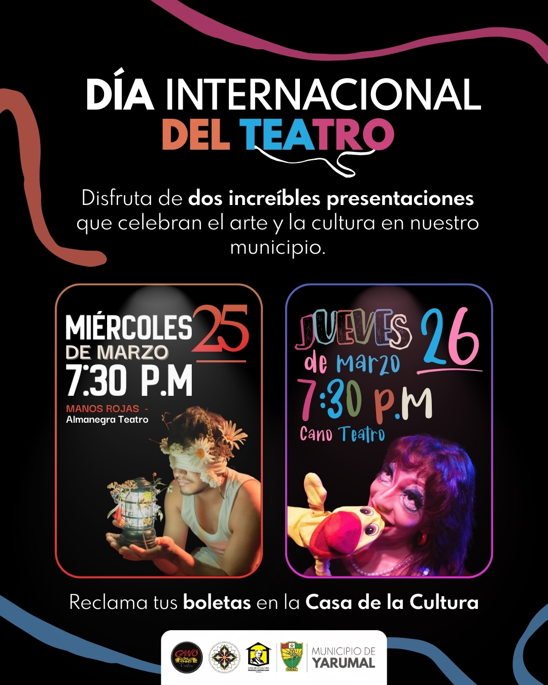Imagen del evento  Celebremos el Día Internacional del Teatro