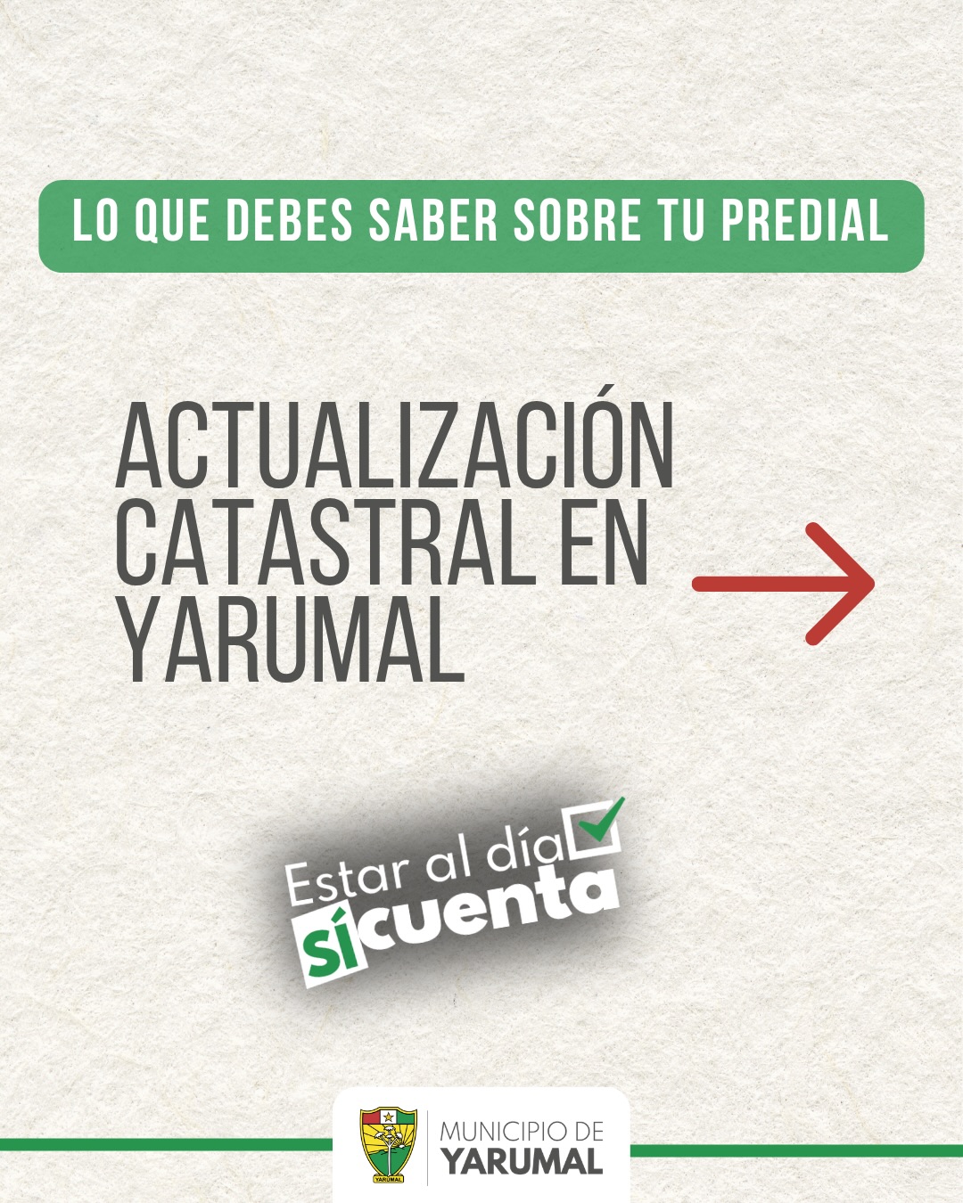 Imagen destacada de Yarumal informa: Ya está disponible la factura del Impuesto Predial con medidas de alivio para los contribuyentes 🧾💙