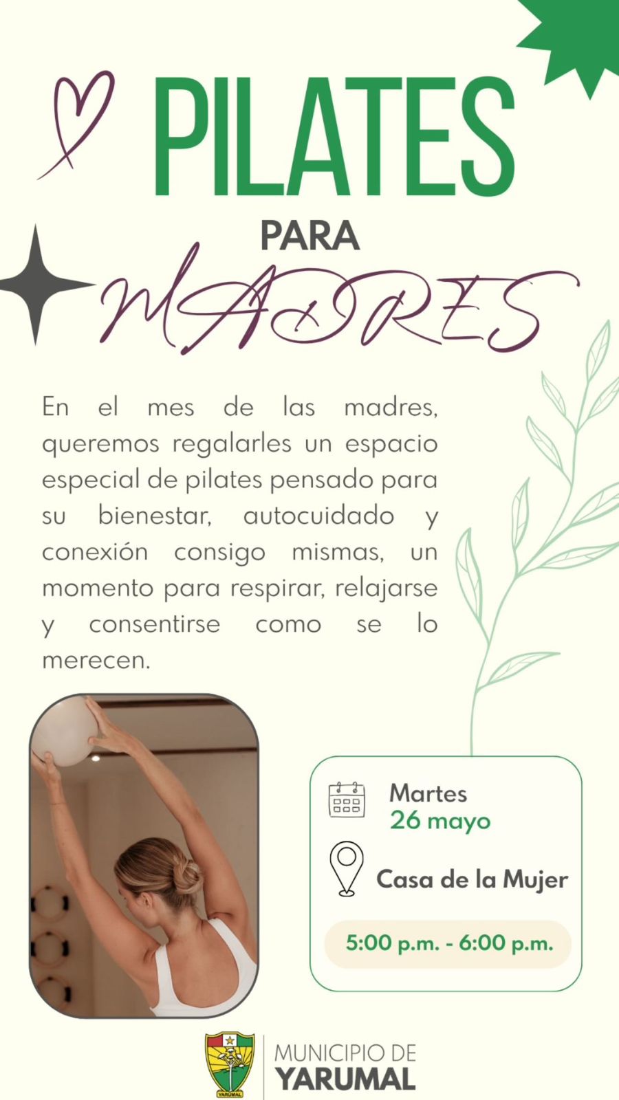 Imagen del evento Pilates para Madres