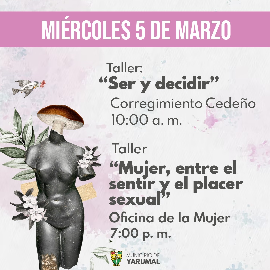 Agenda 8M - Miércoles 5 de marzo