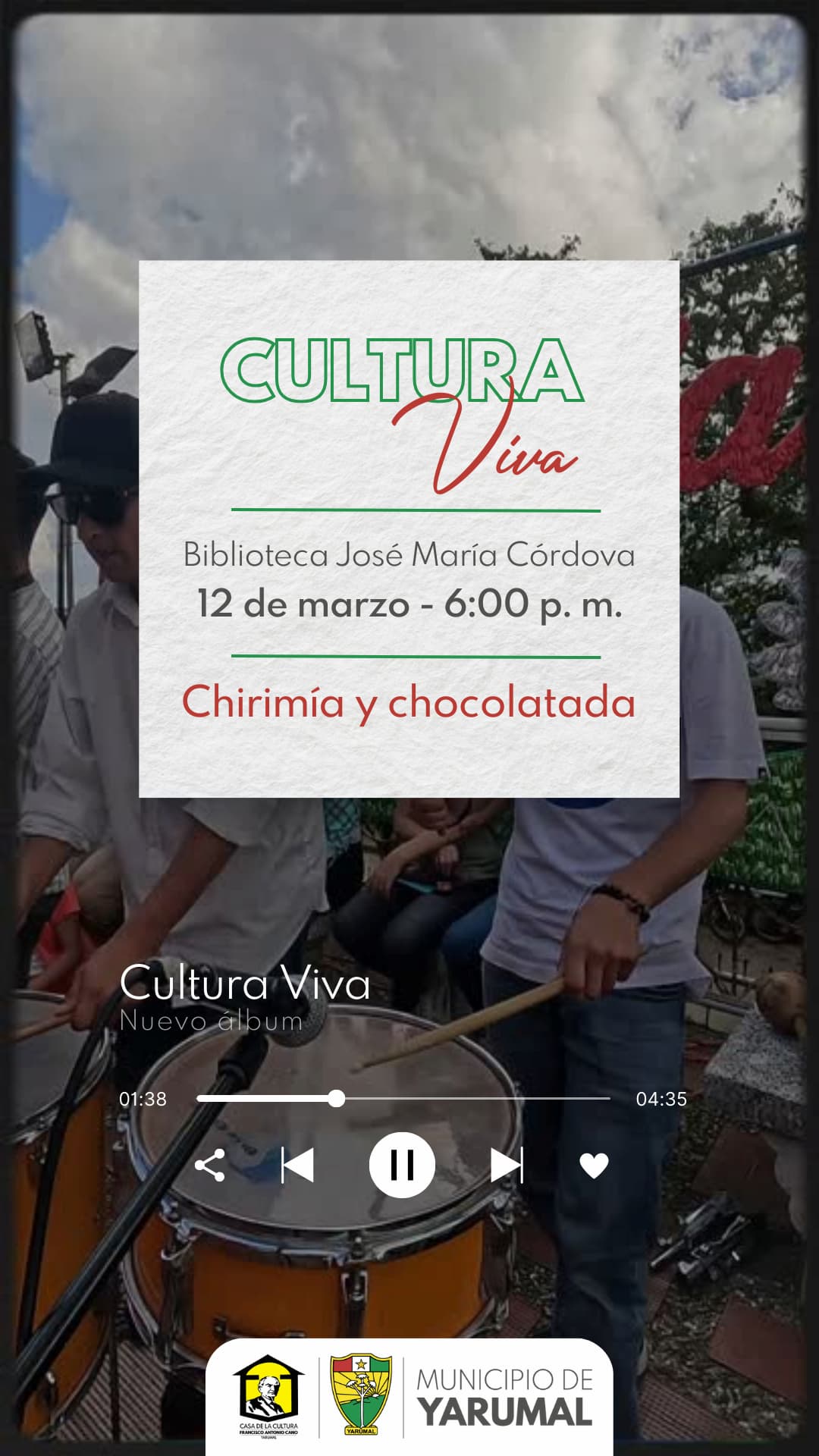 Cultura Viva - Chirimía y Chocolatada