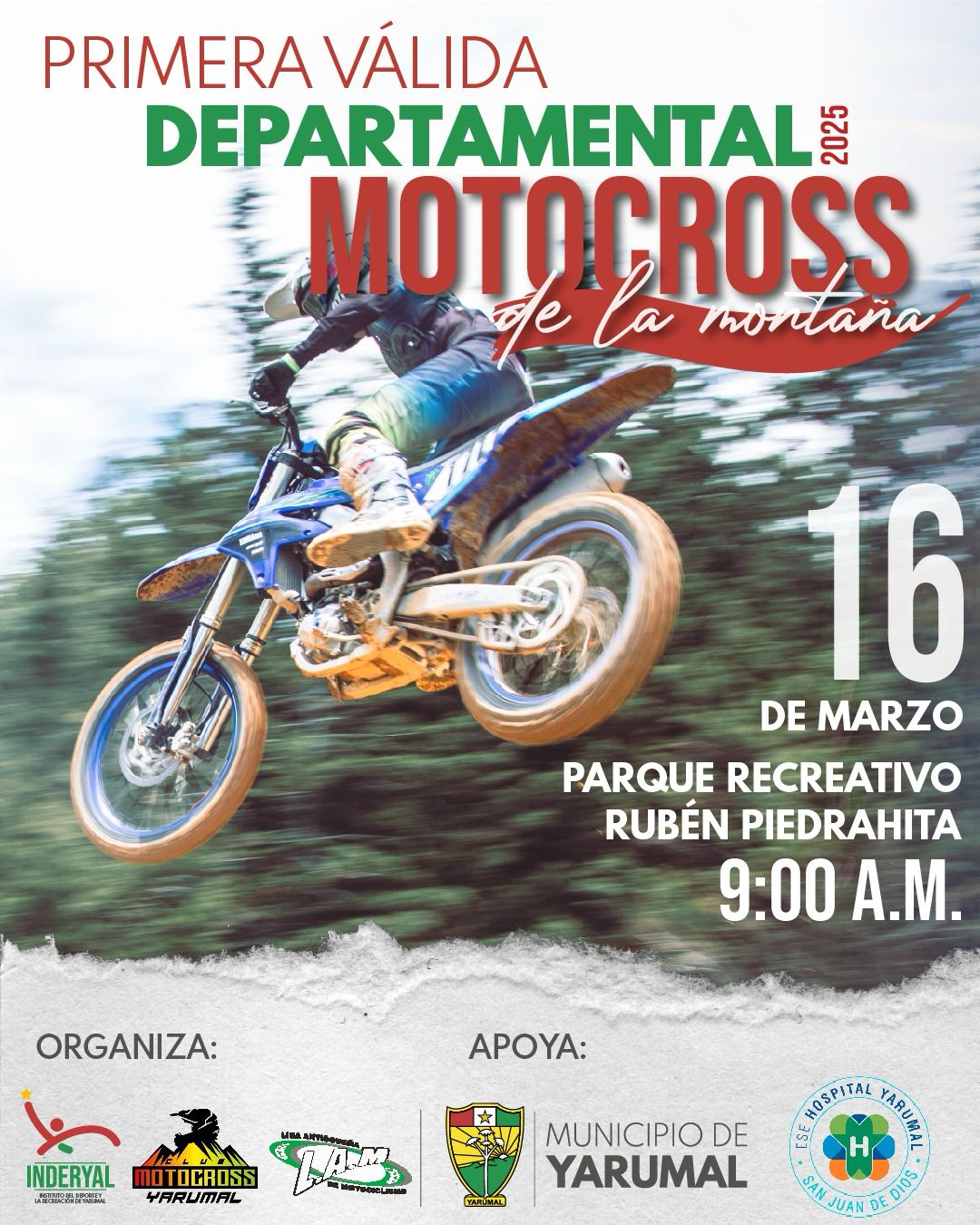 Primera válida departamental motocross de la montaña 2025