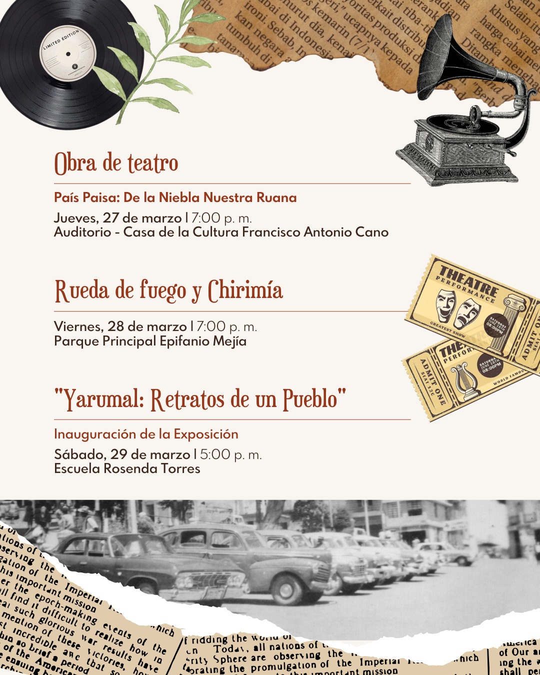 Obra de teatro - País Paisa: de la niebla nuestra Ruana 