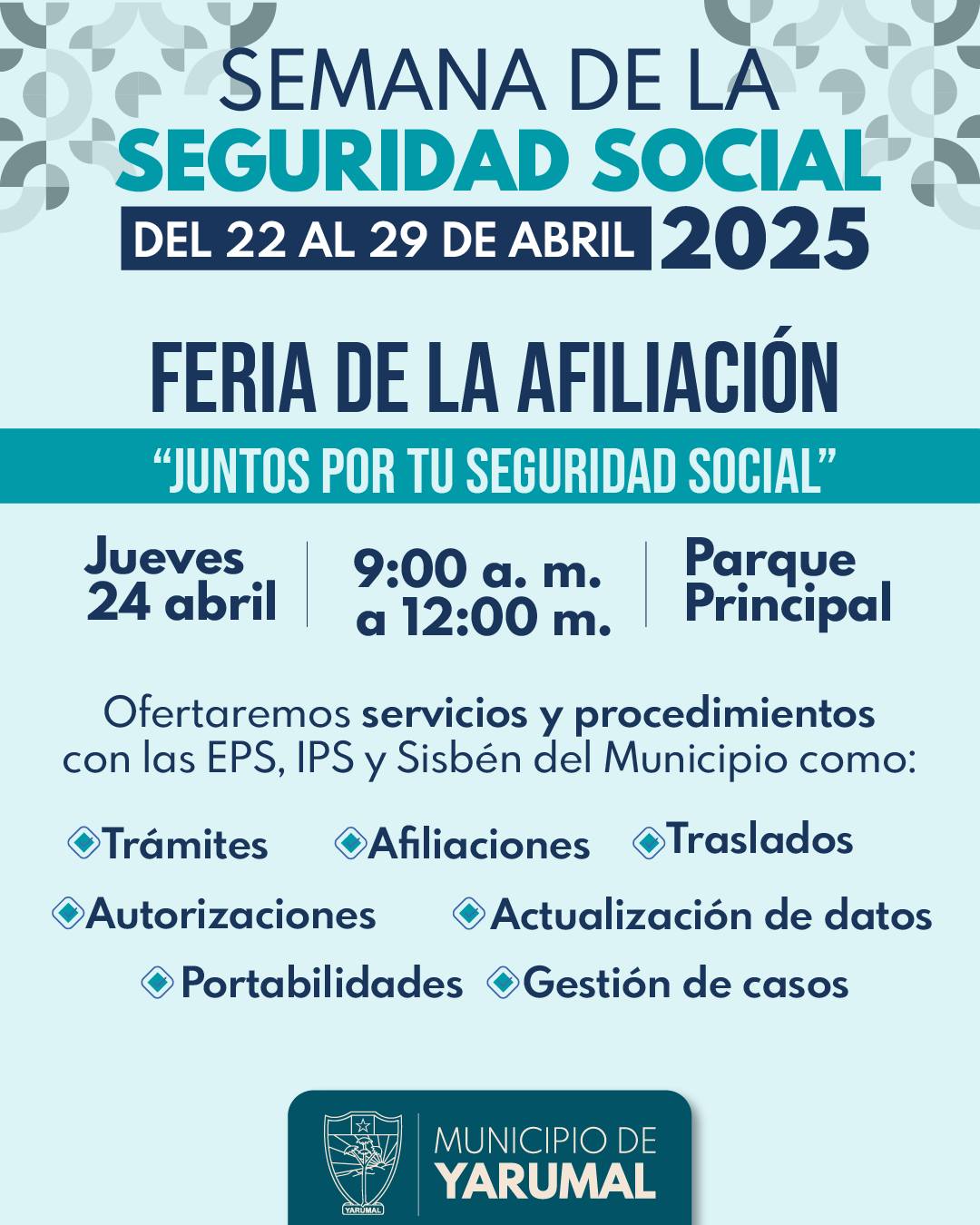 Feria de la afiliación "Juntos por tu seguridad social"